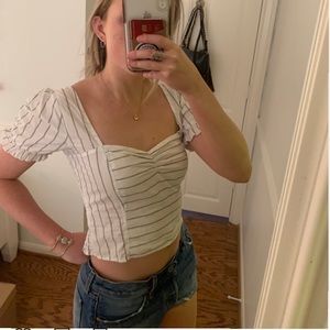 Free people blouse crop top originally $75